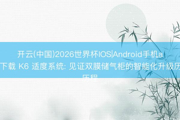 开云(中国)2026世界杯IOS|Android手机app下载 K6 适度系统: 见证双膜储气柜的智能化升级历程